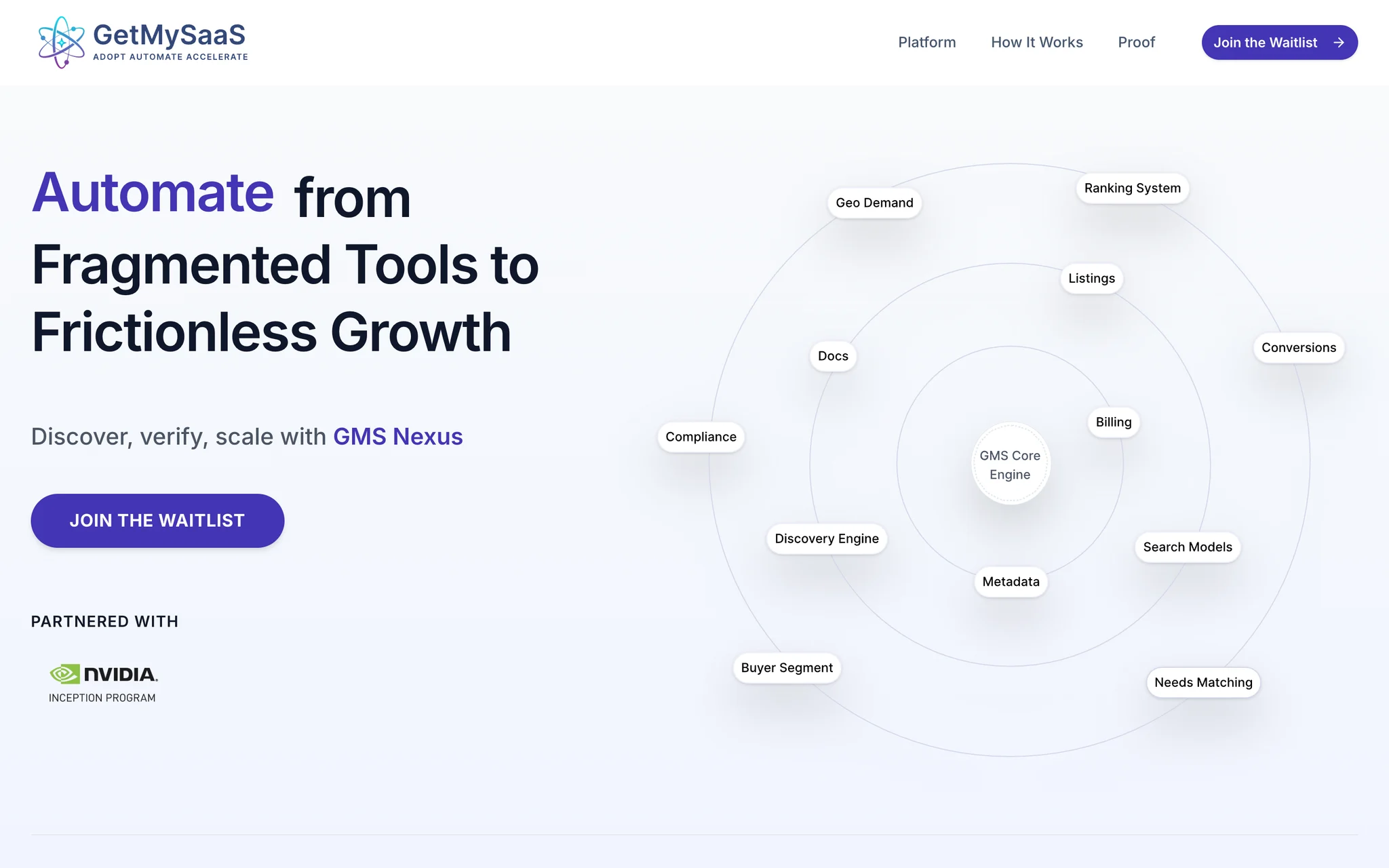 GetMySaaS.ai home page